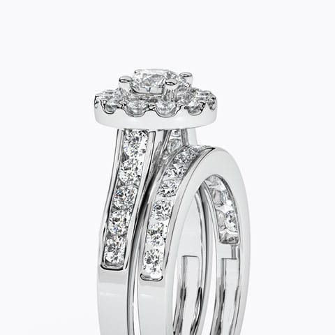 Dazzling Solitaire Bridal Ring Set Dazzling Solitaire Bridal Ring Set