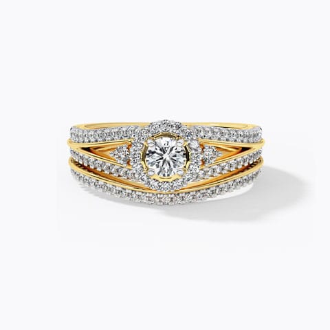 Eternal Solitaire Bridal Ring Set