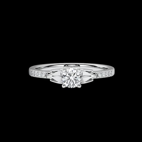 Skye Leaf Solitaire Ring Skye Leaf Solitaire Ring