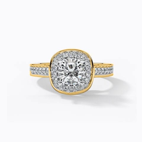 Halo Solitaire Ring Halo Solitaire Ring