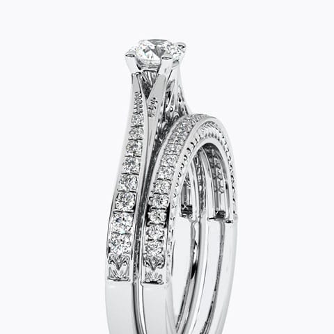 Vibrance Solitaire Bridal Ring Set