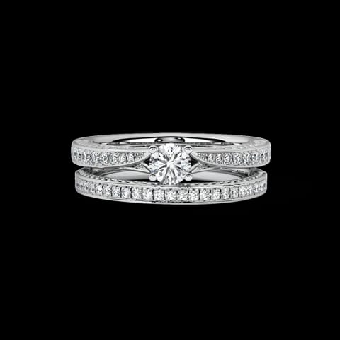 Vibrance Solitaire Bridal Ring Set