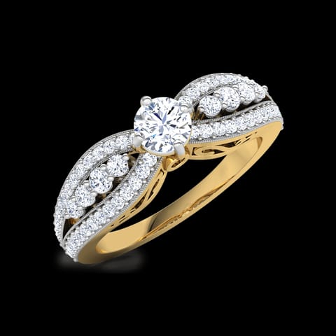Isabella Scroll Solitaire Ring Isabella Scroll Solitaire Ring