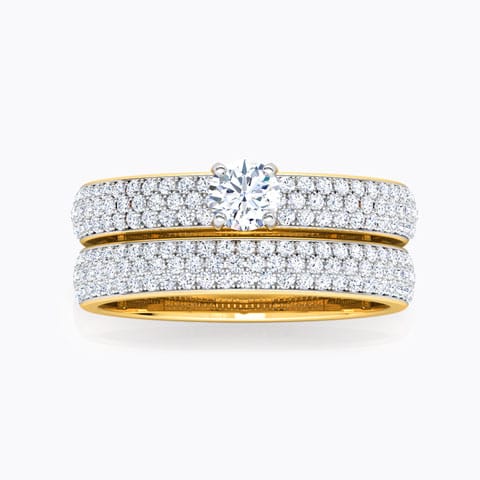 Gleam Solitaire Bridal Ring Set