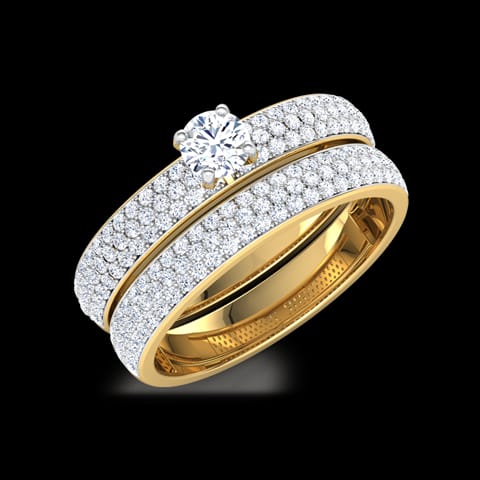 Gleam Solitaire Bridal Ring Set