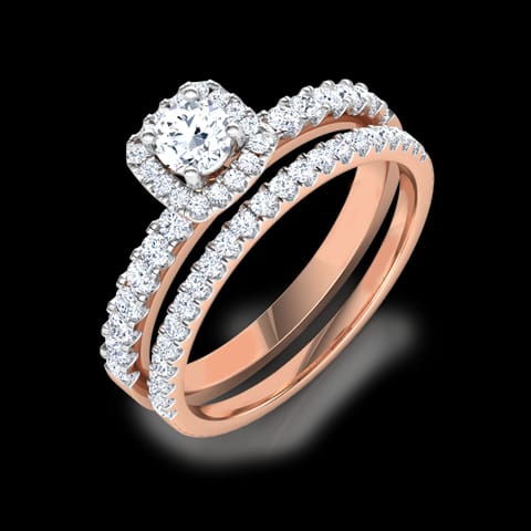 Twinkle Solitaire Bridal Ring Set Twinkle Solitaire Bridal Ring Set