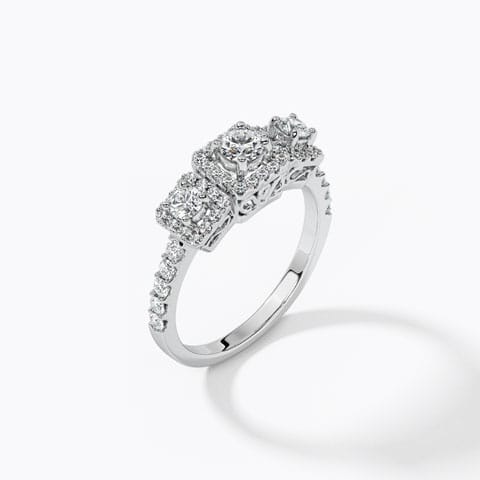 Beth Quad Solitaire Ring Beth Quad Solitaire Ring