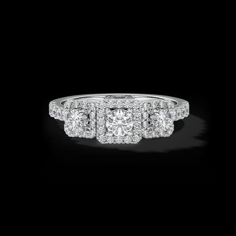 Beth Quad Solitaire Ring Beth Quad Solitaire Ring