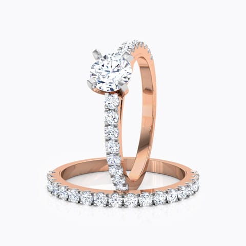 Brilliant Solitaire Bridal Ring Set