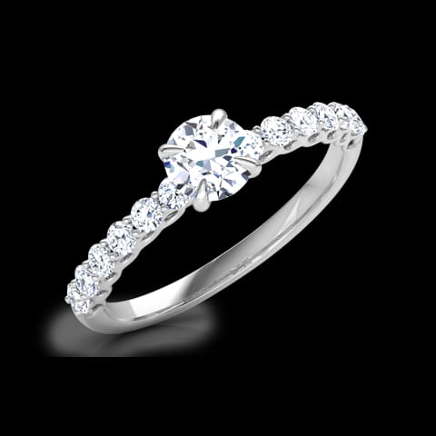 Nitara Hearts & Arrows Solitaire Ring Nitara Hearts & Arrows Solitaire Ring