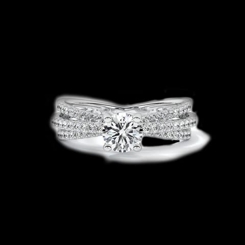 Serene Streaks Solitaire Ring Serene Streaks Solitaire Ring
