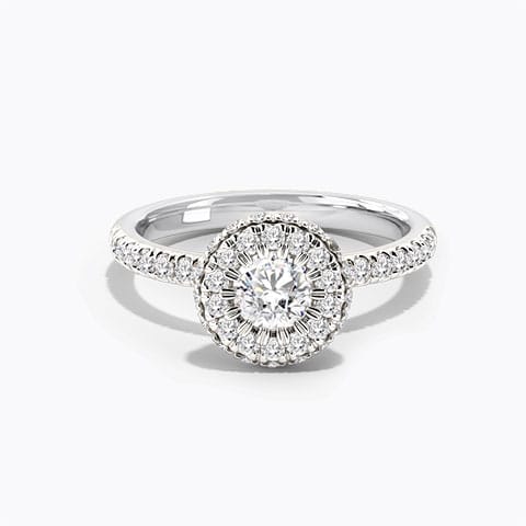 Anika Hearts & Arrows Solitaire Ring