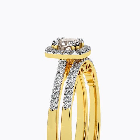 Sunshine Solitaire Bridal Ring Set Sunshine Solitaire Bridal Ring Set