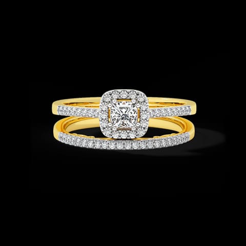 Sunshine Solitaire Bridal Ring Set Sunshine Solitaire Bridal Ring Set