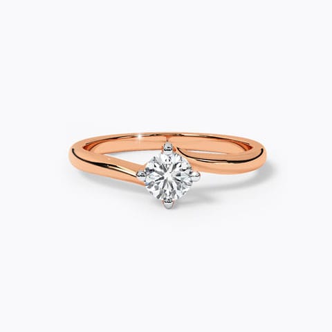 Mud Solitaire Ring
