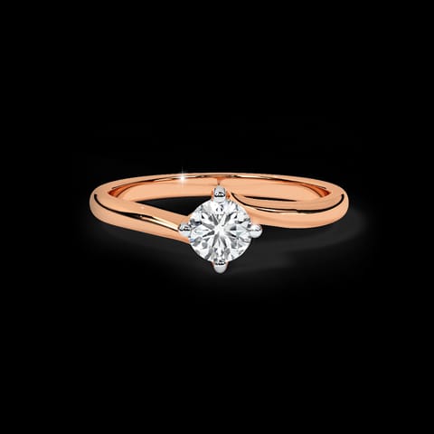 Mud Solitaire Ring