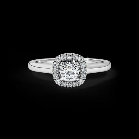 Quies Diamond Solitaire Ring