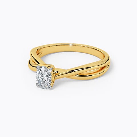 Clat Diamond Solitaire Ring