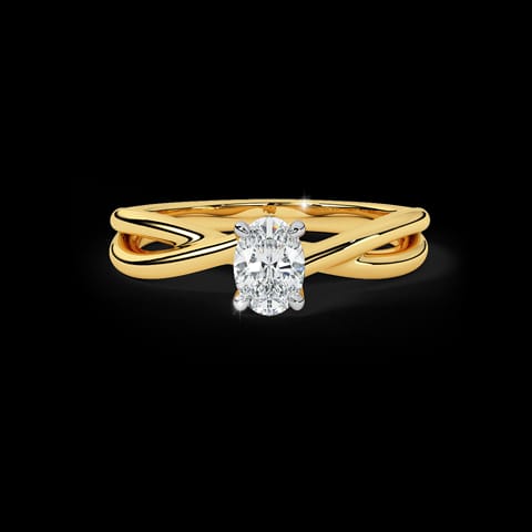Clat Diamond Solitaire Ring