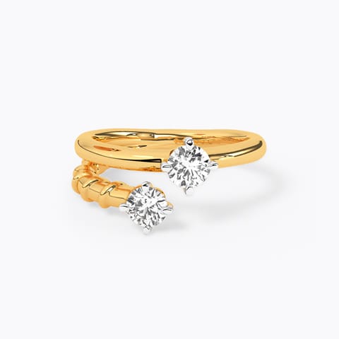Crystal Dusk Solitaire Ring