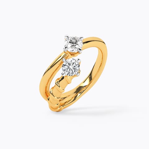 Crystal Dusk Solitaire Ring