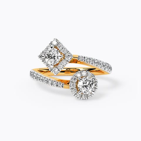  Halo Bliss Solitaire Ring