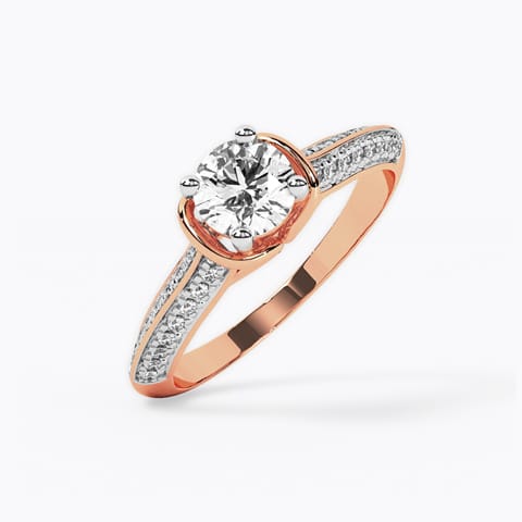 Serenity Shine Solitaire Ring