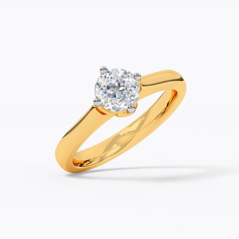 Serenity Spark 73 Cuts Solitaire Ring Serenity Spark 73 Cuts Solitaire Ring