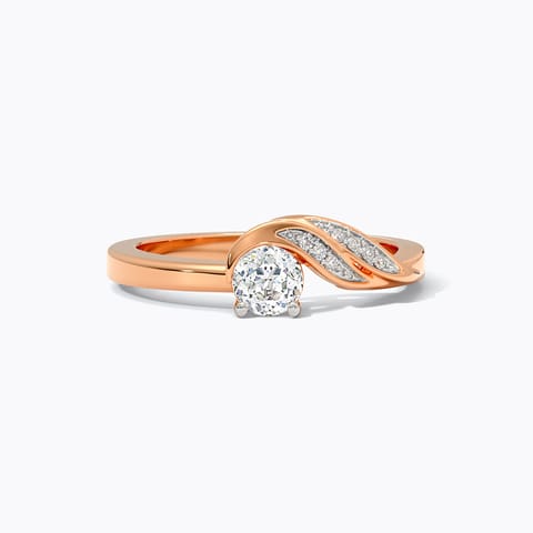 Classic Wave 73 Cuts Solitaire Ring Classic Wave 73 Cuts Solitaire Ring