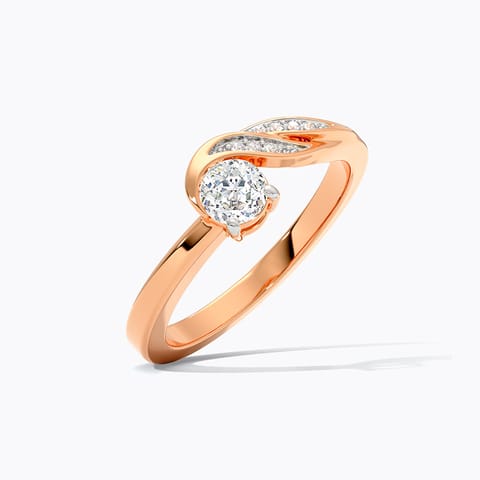 Classic Wave 73 Cuts Solitaire Ring Classic Wave 73 Cuts Solitaire Ring