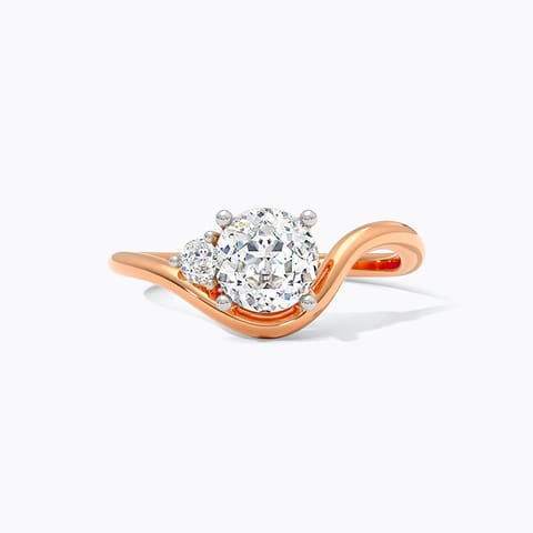 Meander 73 Cuts Solitaire Ring Meander 73 Cuts Solitaire Ring
