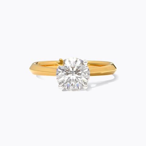 Sunlit Sparkle Solitaire Ring