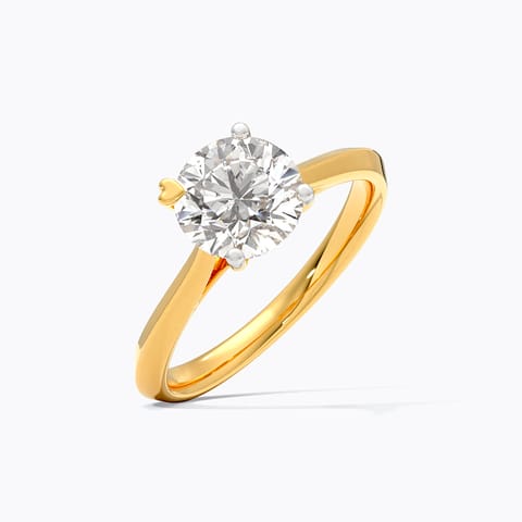 Sunlit Sparkle Solitaire Ring
