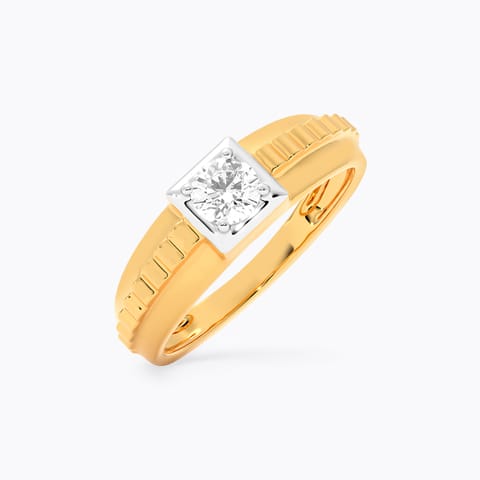 Stormbreaker Solitaire Ring for Men