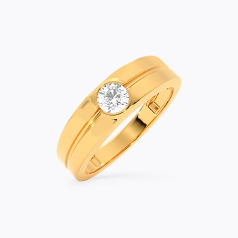 Trailblazer Solitaire Ring for Men