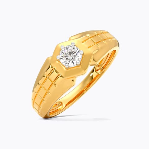 Montrex Solitaire Ring for Men Montrex Solitaire Ring for Men