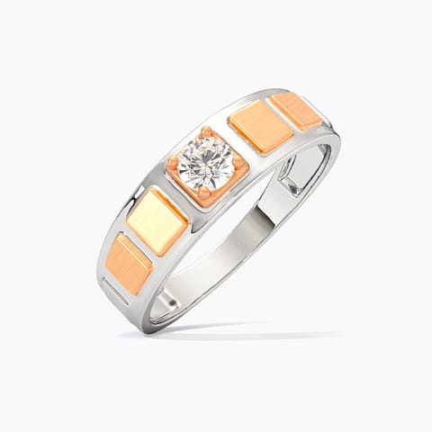 Solvion Solitaire Ring for Men Solvion Solitaire Ring for Men