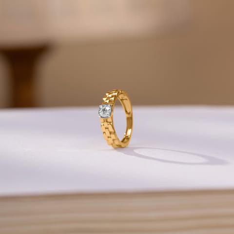 Glimmering Solitaire Ring for Men Glimmering Solitaire Ring for Men