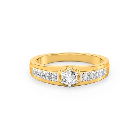 Spectrum Solitaire Ring for Men Spectrum Solitaire Ring for Men