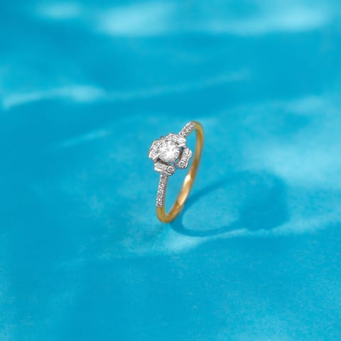 Floret Solitaire Ring Floret Solitaire Ring