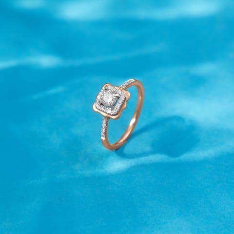Frame Solitaire Ring