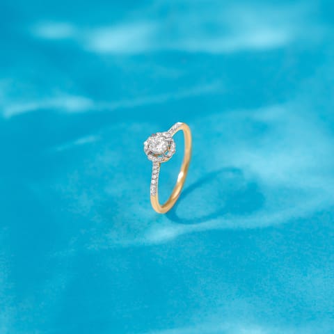 Scallop Solitaire Ring Scallop Solitaire Ring
