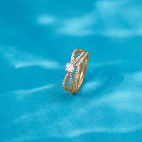 Infinity Solitaire Bridal Ring Set Infinity Solitaire Bridal Ring Set