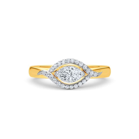 Unfolding Promise Solitaire Ring