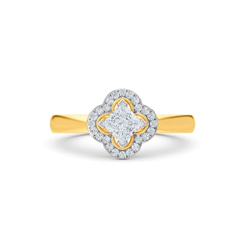Gilded Clover Solitaire Ring Gilded Clover Solitaire Ring