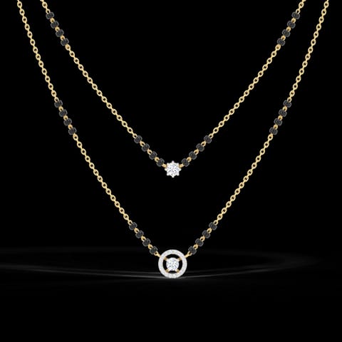 Tanaya Solitaire Mangalsutra Tanaya Solitaire Mangalsutra