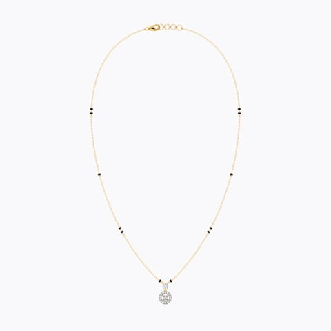 Zarna Halo Solitaire Mangalsutra
