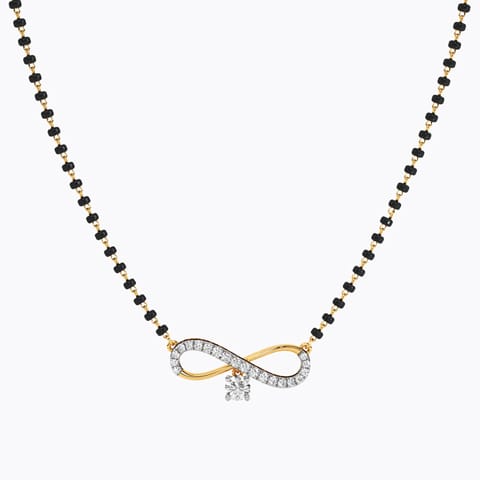 Tia Infinity Solitaire Mangalsutra Tia Infinity Solitaire Mangalsutra