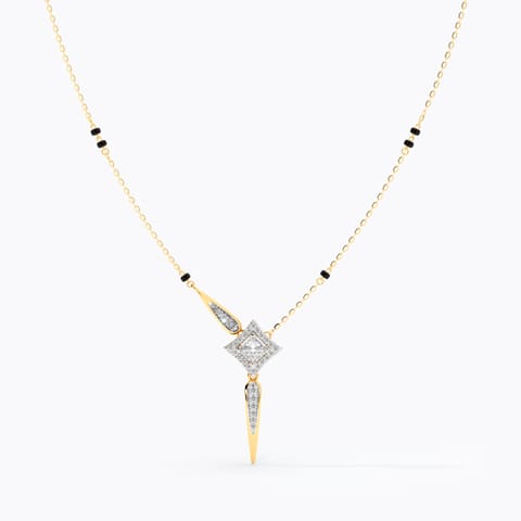 Stylish Quad Solitaire Mangalsutra Stylish Quad Solitaire Mangalsutra