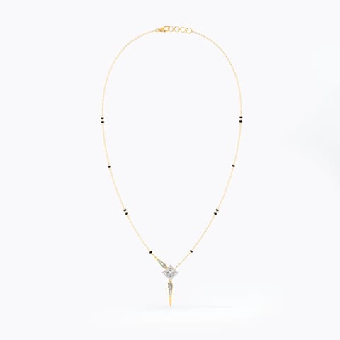 Stylish Quad Solitaire Mangalsutra Stylish Quad Solitaire Mangalsutra